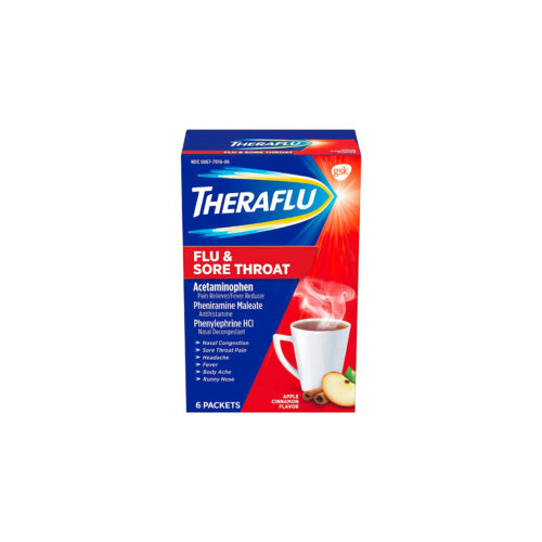 Theraflu Flu and Sore Throat Hot Liquid Powde
