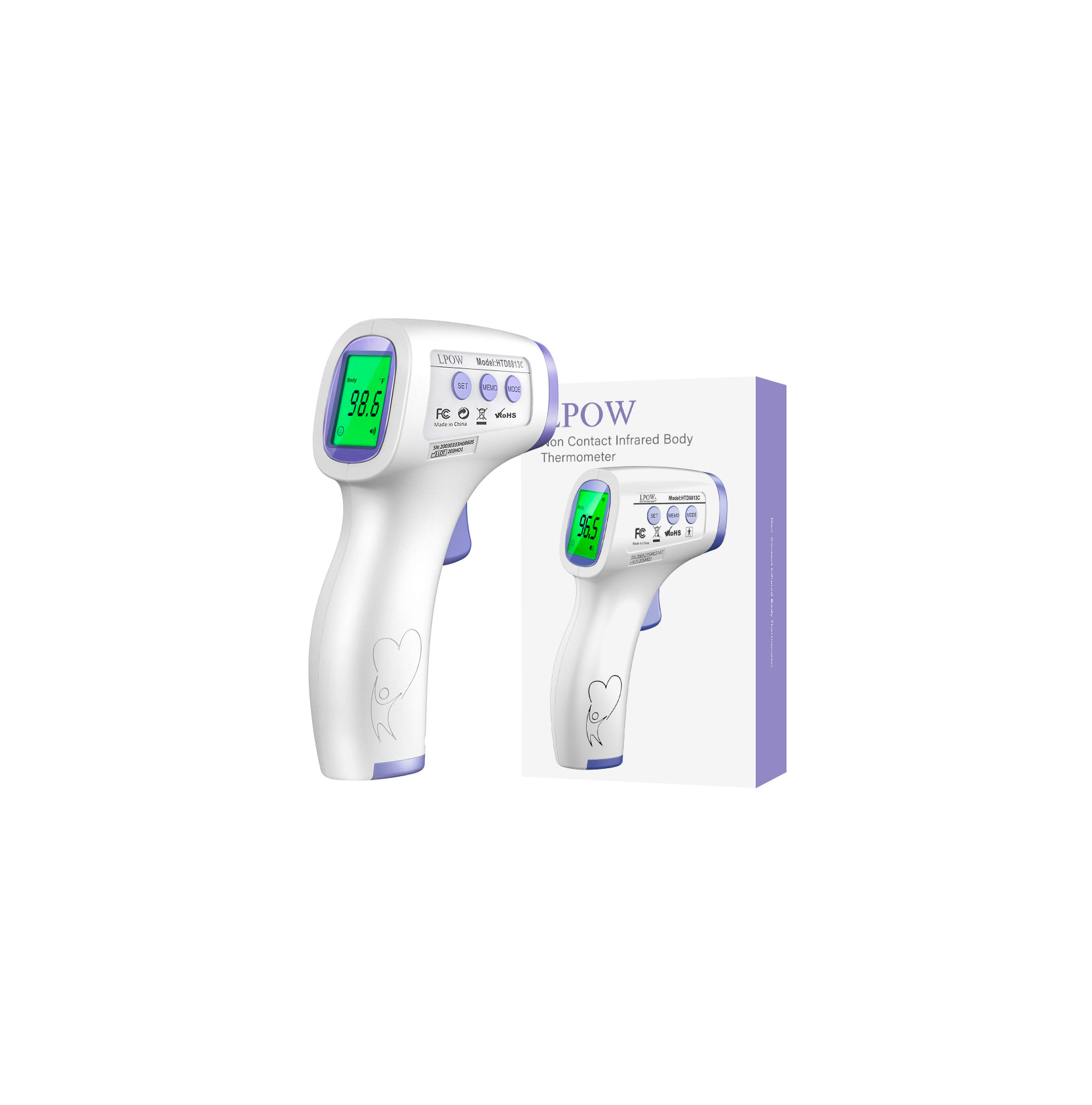 Non Contact Forehead Digital Thermometer for Adults